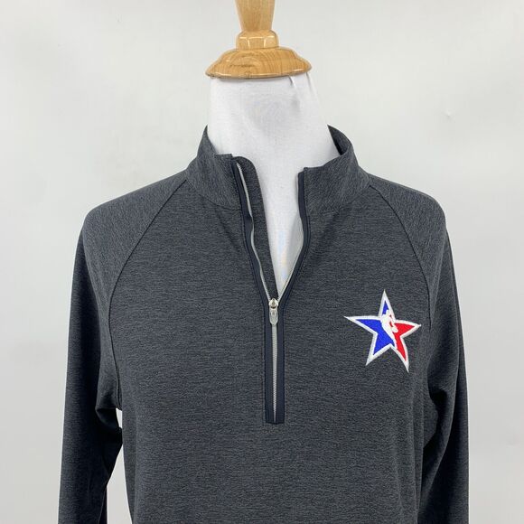 Peter Millar Sweatshirt Womens S Gray UPF 50+ Sun Protection NBA All Star Game - Picture 3 of 13